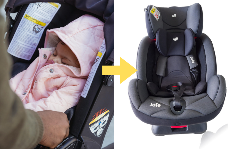 When to Switch From Infant Car Seat to Convertible